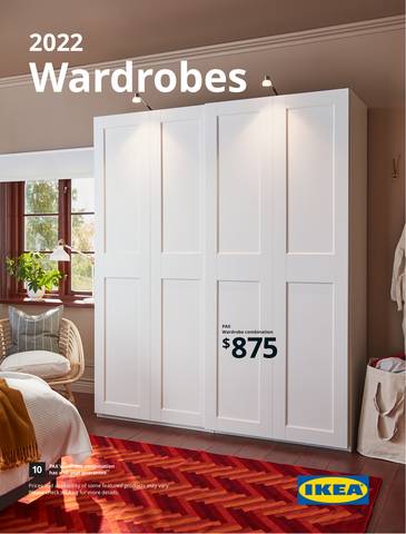 Offer on page 28 of the IKEA Wardrobes 2022 catalog of IKEA