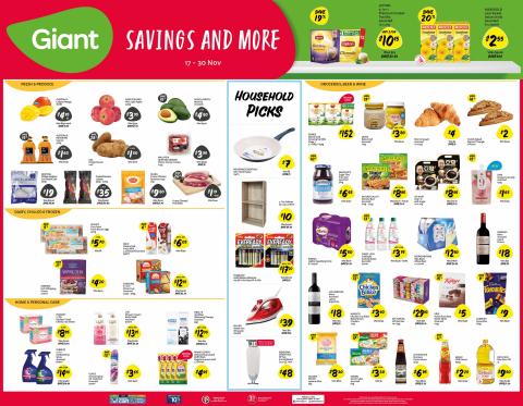 Giant catalogue in Singapore | Savings And More | 17/11/2022 - 30/11/2022
