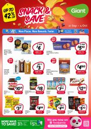 Giant catalogue in Singapore | Snack & Save! | 21/09/2023 - 04/10/2023