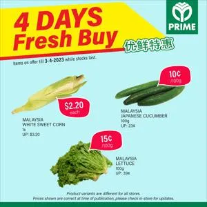 Supermarkets offers in Singapore | Prime Supermarket promotion in Prime Supermarket | 31/03/2023 - 03/04/2023