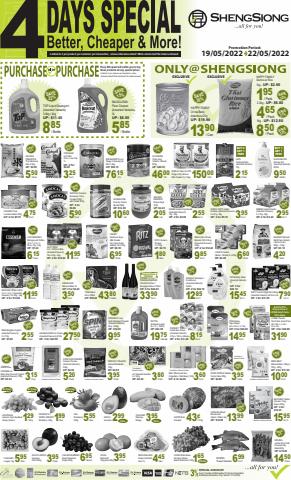 Supermarkets offers | 4 Days Special in Sheng Siong | 19/05/2022 - 22/05/2022