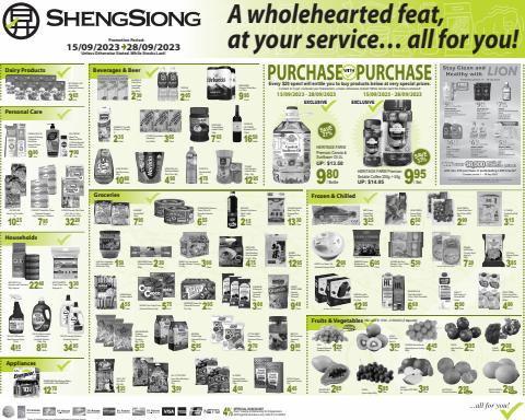 Sheng Siong catalogue | Monthly Promotion | 15/09/2023 - 28/09/2023