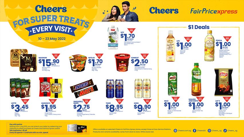 Cheers catalogue in Singapore | Super Treats | 11/05/2022 - 23/05/2022