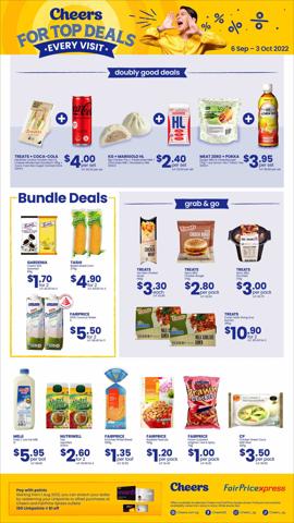 Cheers catalogue in Singapore | Top Deals | 06/09/2022 - 03/10/2022