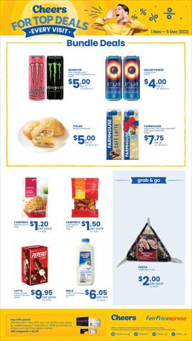 Offer on page 1 of the Top Deals catalog of Cheers