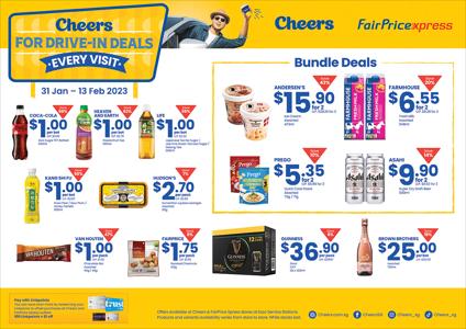 Cheers catalogue in Singapore | Drive-In Deals | 03/02/2023 - 13/02/2023