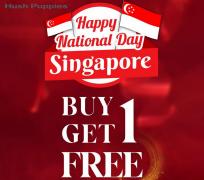 Clothes, shoes & accessories offers in Singapore | Buy 1 get 1 free in Hush Puppies | 07/09/2023 - 21/09/2023