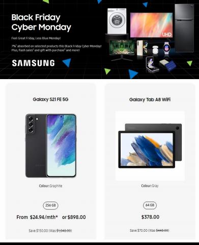 Electronics & Appliances offers in Singapore | Offers Samsung Store Black Friday in Samsung Store | 24/11/2022 - 28/11/2022