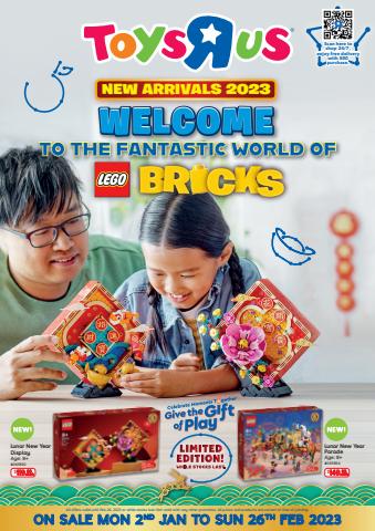 Toys R Us catalogue in Singapore | Toys R Us promotion | 04/01/2023 - 26/02/2023