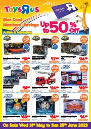 Offer on page 1 of the Toys R Us promotion catalog of Toys R Us