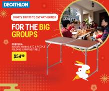 Offer on page 3 of the Special Deals! catalog of Decathlon
