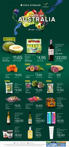 Supermarkets offers in Singapore | Australia Fair Ad in Cold Storage | 30/06/2022 - 06/07/2022