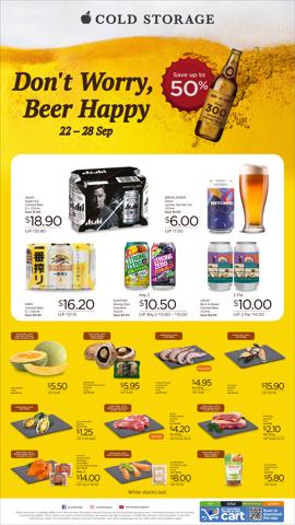 Cold Storage catalogue | BeerFest + BBQ Fair Ad | 22/09/2022 - 28/09/2022