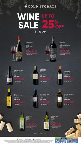 Cold Storage catalogue | Wine Sale Ad | 06/10/2022 - 12/10/2022