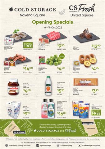Cold Storage catalogue | Opening Specials | 06/10/2022 - 19/10/2022