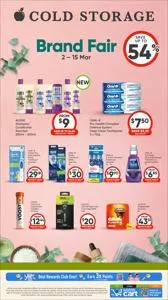 Cold Storage catalogue in Singapore | Health and Beauty Fair Ad | 02/03/2023 - 15/03/2023