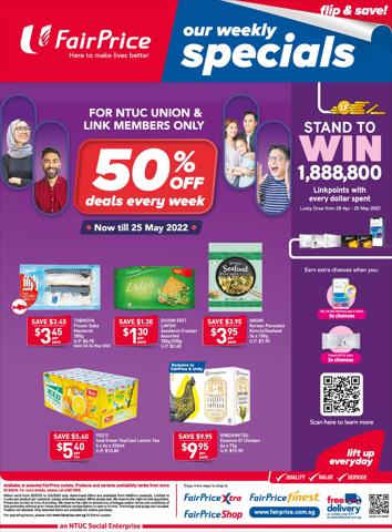 FairPrice catalogue | Our Weekly Specials | 20/05/2022 - 25/05/2022
