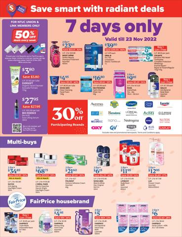 Supermarkets offers | Save Smart With Radiant Deals in FairPrice | 17/11/2022 - 30/11/2022