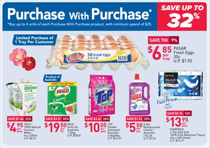 Supermarkets offers in Bukit Merah | Purchase with Purchase in FairPrice | 19/01/2023 - 01/02/2023