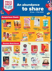 Offer on page 1 of the An Abundance to Share	  catalog of FairPrice