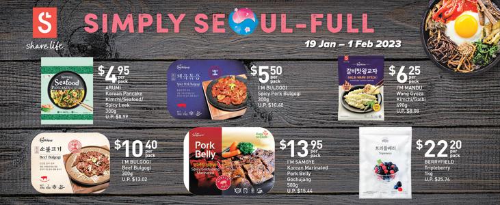 FairPrice catalogue in Singapore | Simply Seoul-Full	  | 19/01/2023 - 01/02/2023