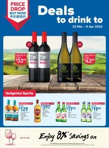 FairPrice catalogue in Singapore |  Deals to drink to  | 23/03/2023 - 05/04/2023