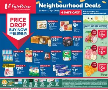 FairPrice catalogue in Singapore | Neighbourhood Deals 4 Days Only | 30/03/2023 - 02/04/2023