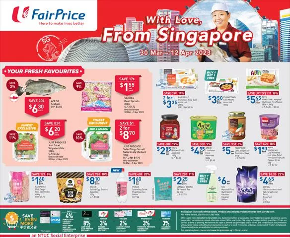 FairPrice catalogue in Singapore | With love, from Singapore | 30/03/2023 - 12/04/2023