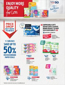FairPrice catalogue |  Enjoy More Quality for Less   | 01/06/2023 - 07/06/2023
