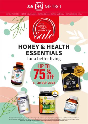 Department Stores offers in Singapore | Metro promotion in Metro | 01/09/2022 - 30/09/2022