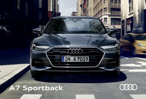 Offer on page 8 of the A7 Sportback catalog of Audi
