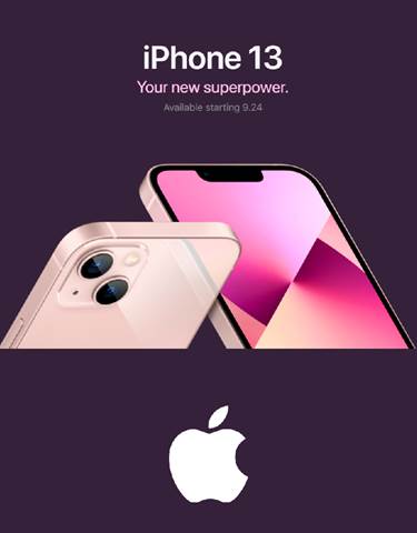 Apple catalogue | iPhone 13 | 22/09/2021 - 23/05/2022