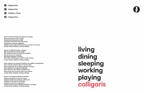 Calligaris catalogue | My Home 2021-2022 | 20/01/2022 - 31/12/2022