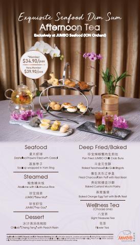 Restaurants offers | JUMBO Seafood Weekday Afternoon Tea Menu in JUMBO Seafood | 28/11/2022 - 01/12/2022