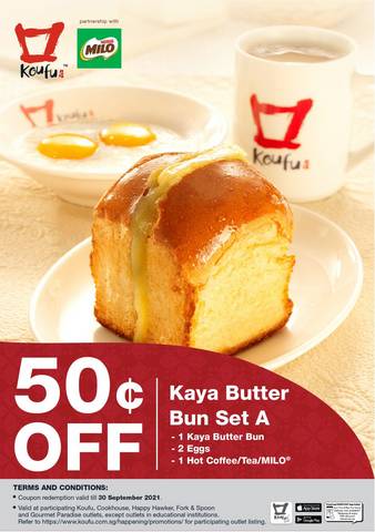 Koufu catalogue | Kaya Butter Bun Set A | 04/08/2021 - 30/09/2021