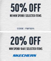 Clothes, shoes & accessories offers in Singapore | Walk in comfort 50% off in Skechers | 07/09/2023 - 21/09/2023