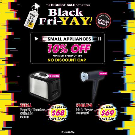 Electronics & Appliances offers in Singapore | Offers Gain City Black Friday in Gain City | 23/11/2022 - 28/11/2022