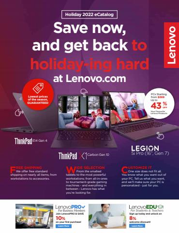 Electronics & Appliances offers in Singapore | Offers Lenovo Black Friday in Lenovo | 24/11/2022 - 01/12/2022