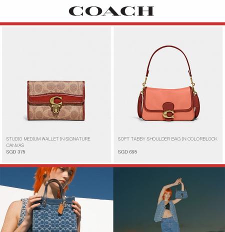 Coach catalogue | Coach new arrivals! | 12/05/2022 - 19/05/2022
