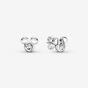 Disney Mickey Mouse & Minnie Mouse Silhouette Stud Earrings offers at S$ 89 in Pandora