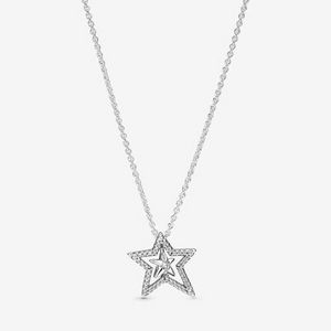 Pavé Asymmetric Star Collier Necklace offers at S$ 149 in Pandora