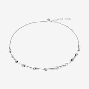 Sparkling Pavé Collier Bars Necklace offers at S$ 279 in Pandora