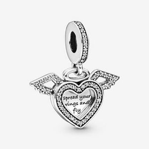Heart and Angel Wings Dangle Charm offers at S$ 99 in Pandora