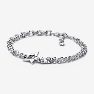 Shooting Star Double Chain Bracelet offers at S$ 179 in Pandora