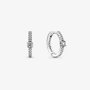 Sparkling Hoop Earrings offers at S$ 99 in Pandora