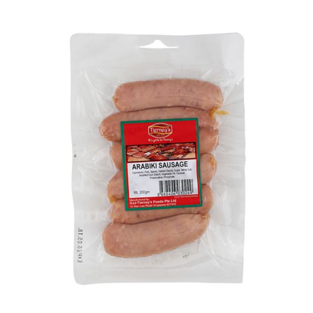 Tierney's Arabiki Sausage(200g) offers at S$ 3.55