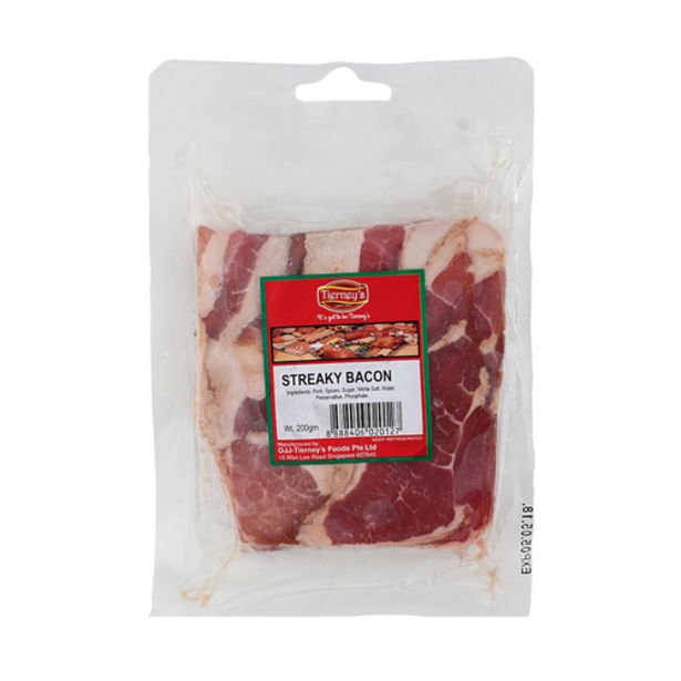 Tierney's Streaky Bacon(200g) offers at S$ 4.5