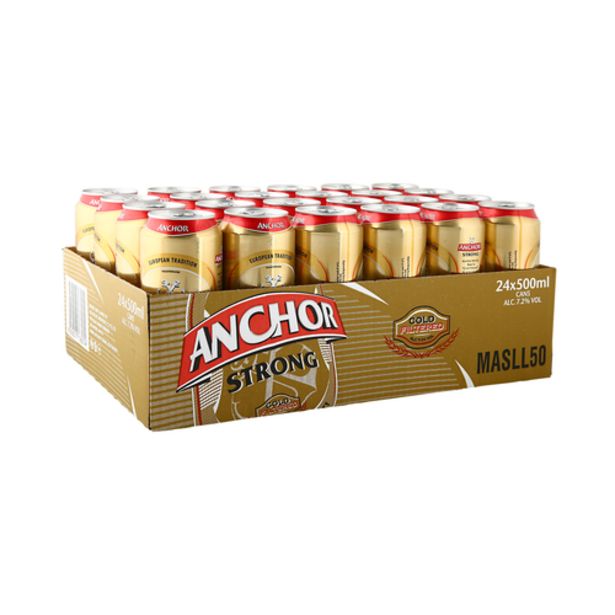 Anchor Strong Beer (500ml x 24's) offers at S$ 98
