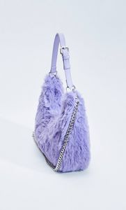 Faux fur crossbody bag offers at S$ 17.99 in Stradivarius