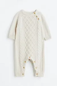 Knitted romper suit offers at S$ 34.95 in H&M
